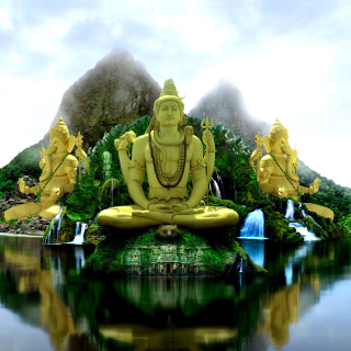 Buddhist Temple - Obrázkek zdarma pro iPad mini