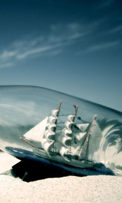 Screenshot №1 pro téma Ship In A Bottle 240x400