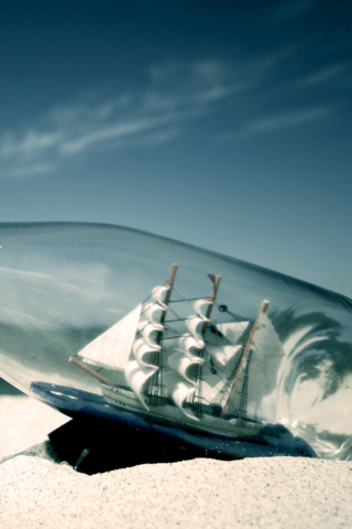 Screenshot №1 pro téma Ship In A Bottle 320x480