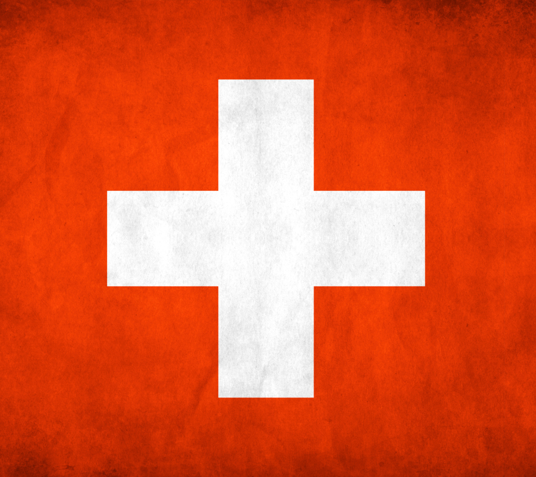 Das Switzerland Grunge Flag Wallpaper 1080x960