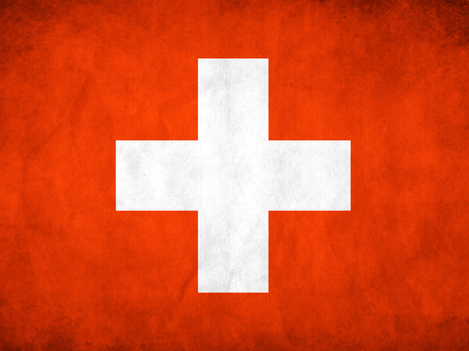 Switzerland Grunge Flag wallpaper 1600x1200