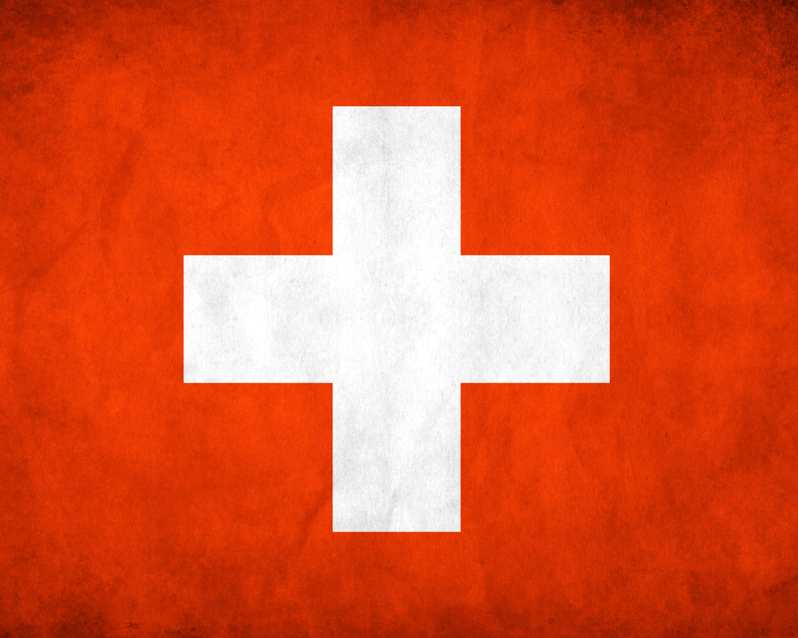 Das Switzerland Grunge Flag Wallpaper 1600x1280