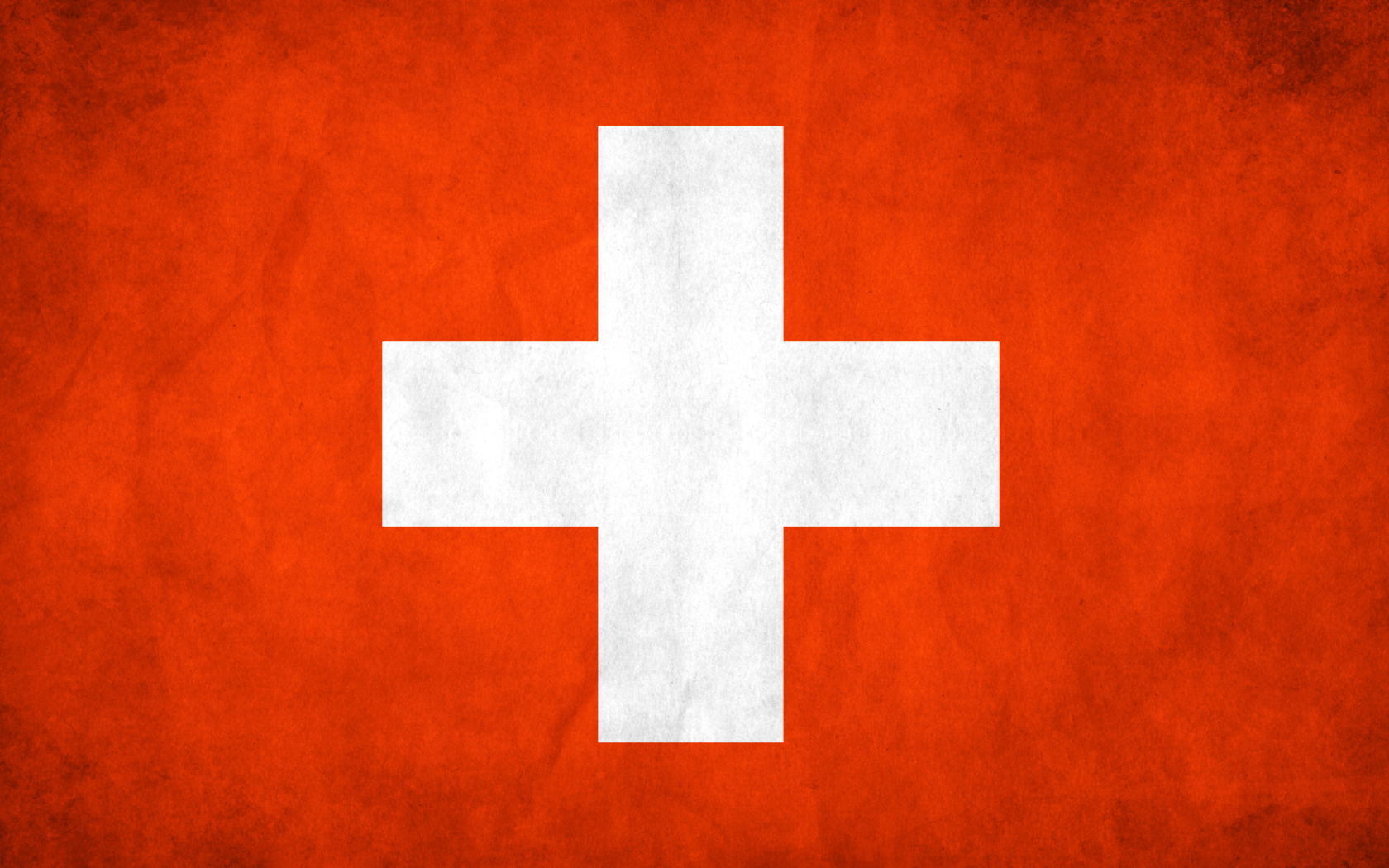 Das Switzerland Grunge Flag Wallpaper 1680x1050