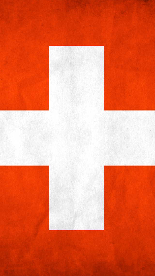Screenshot №1 pro téma Switzerland Grunge Flag 640x1136