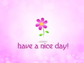 Das Have a Nice Day Wallpaper 320x240