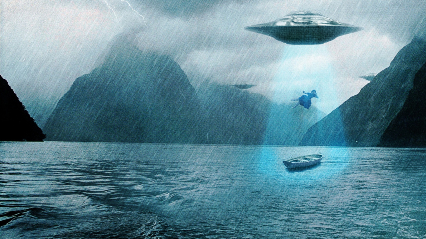 Sfondi Alien Abduction 1366x768