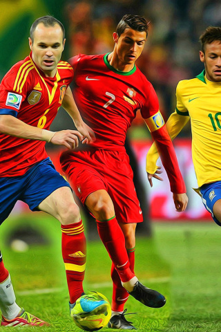 Fondo de pantalla World Cup Collage 320x480