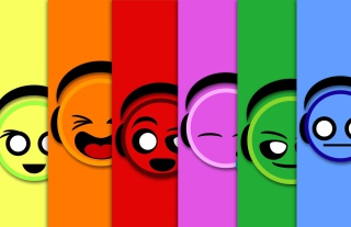 Colorful Smiles - Obrázkek zdarma pro HTC One X
