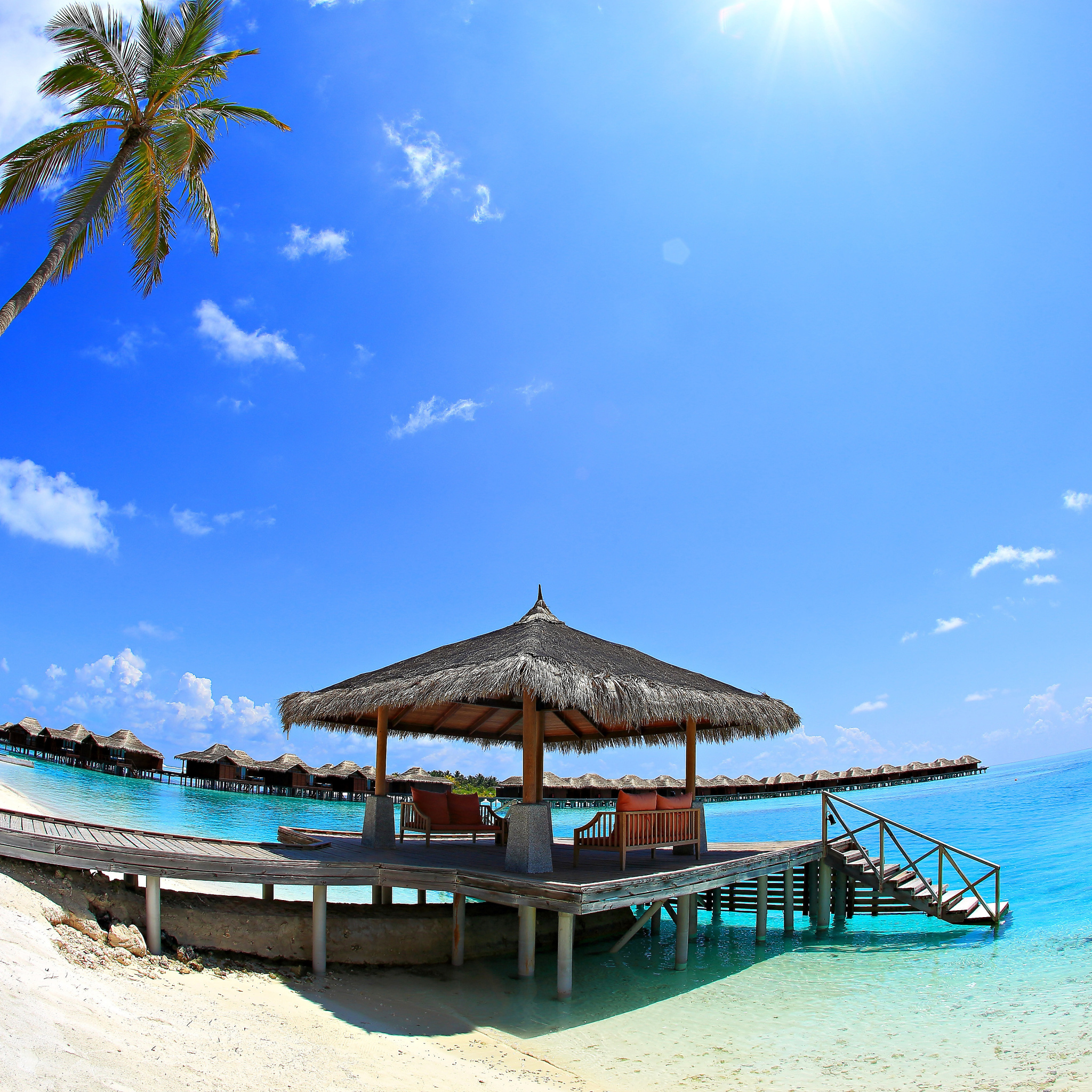 Screenshot №1 pro téma Luxury Bungalows in Maldives Resort 2048x2048