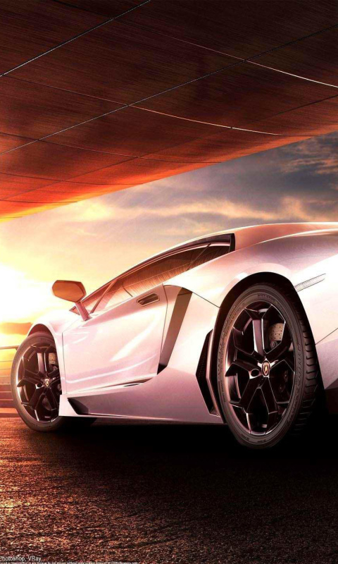 Lamborghini Aventador LP 700 4 HD screenshot #1 480x800