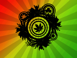 Das Marijuana Wallpaper 320x240