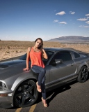 Screenshot №1 pro téma Ford Mustang Girl 128x160