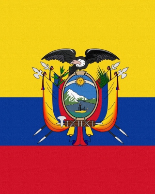 Ecuador Flag - Obrázkek zdarma pro Nokia Asha 300
