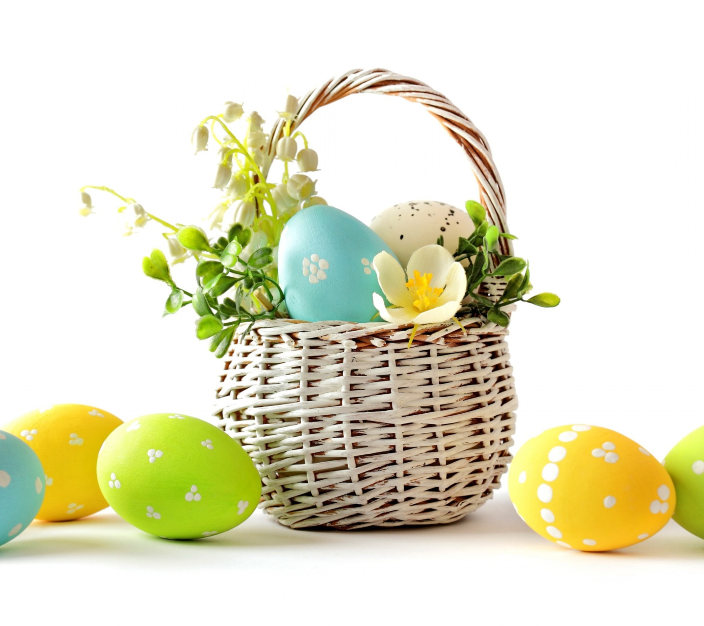 Easter Basket wallpaper 1440x1280