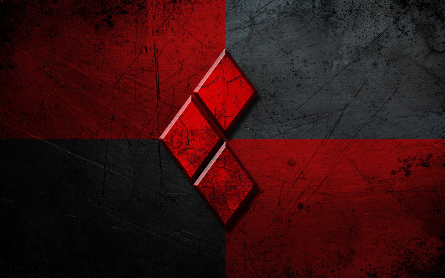 Screenshot №1 pro téma Red Rhombus 1680x1050