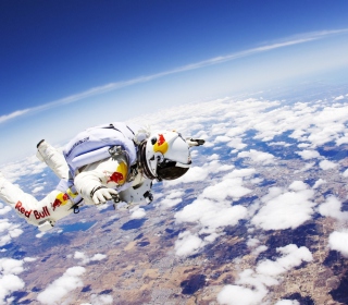 Red Bull Skydiver - Obrázkek zdarma pro 208x208