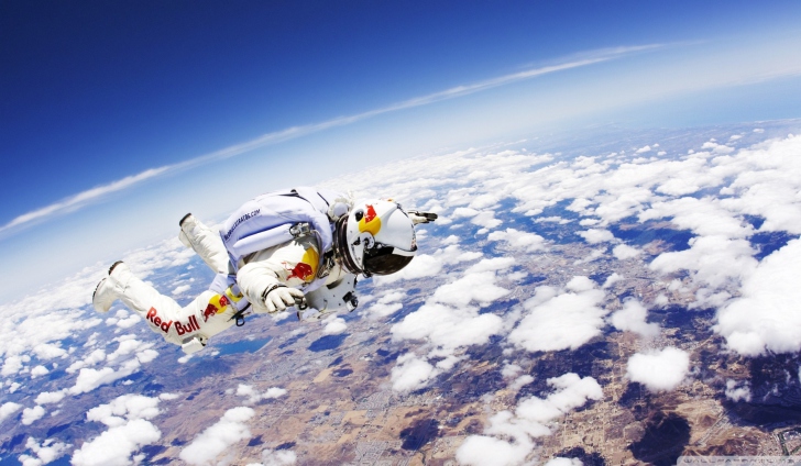 Red Bull Skydiver wallpaper