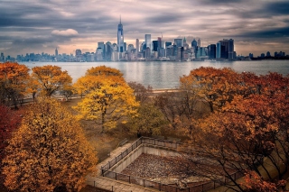 Manhattan Autumn sfondi gratuiti per cellulari Android, iPhone, iPad e desktop
