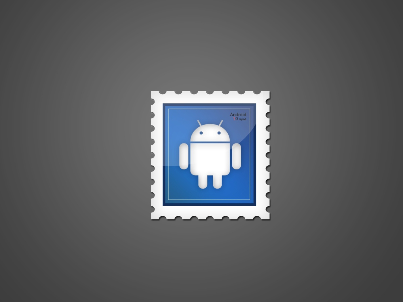 Android Postage Stamp wallpaper 1400x1050