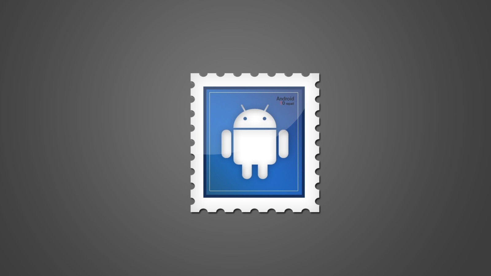 Das Android Postage Stamp Wallpaper 1600x900