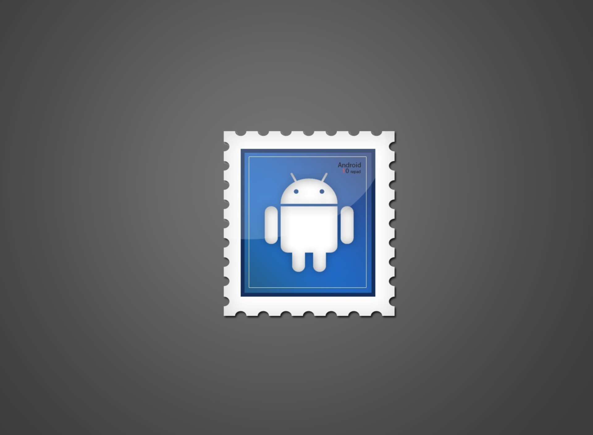 Android Postage Stamp wallpaper 1920x1408