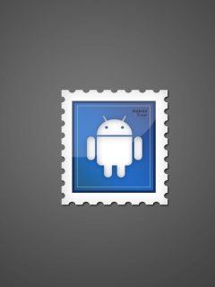 Das Android Postage Stamp Wallpaper 240x320