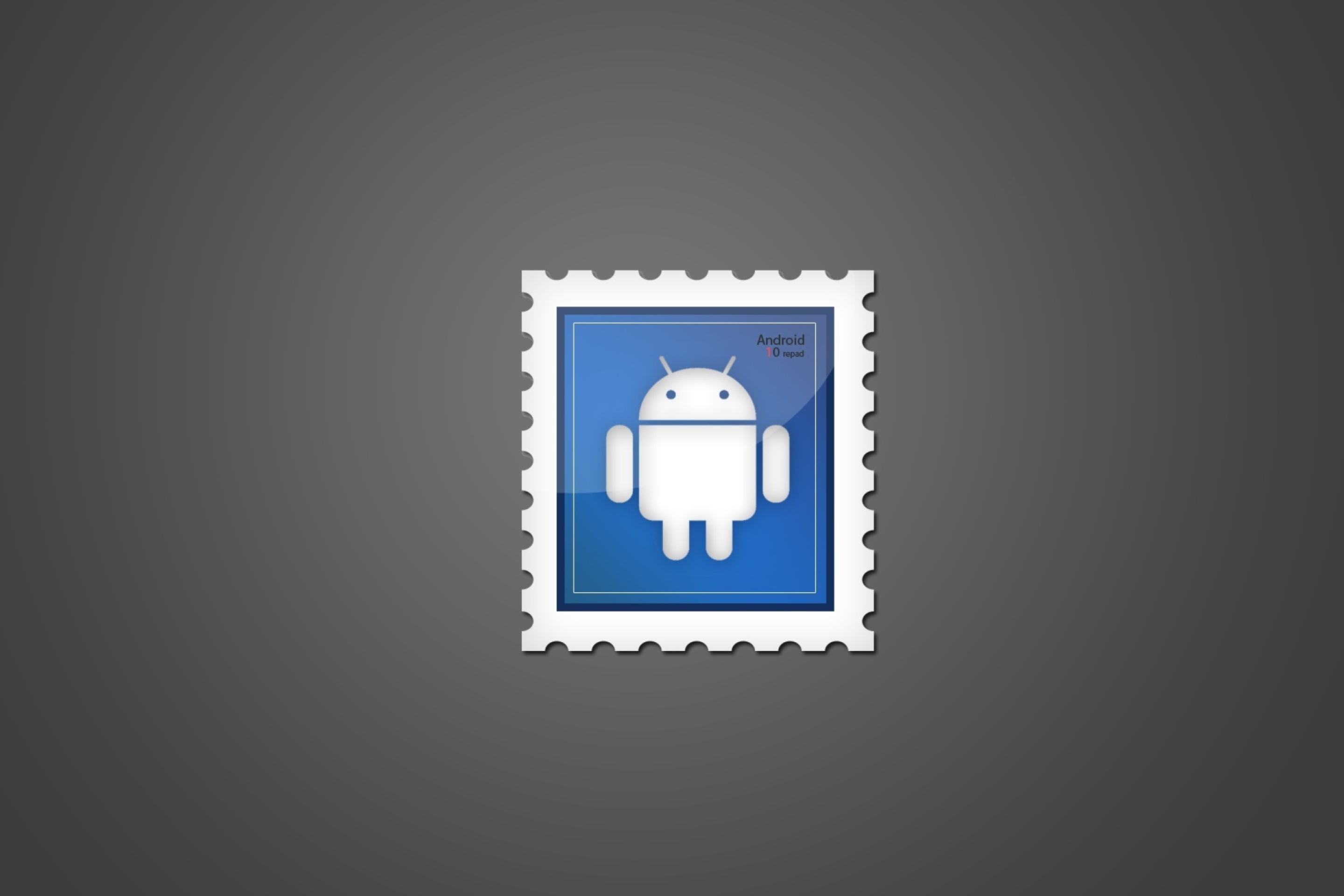 Das Android Postage Stamp Wallpaper 2880x1920