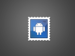 Das Android Postage Stamp Wallpaper 320x240