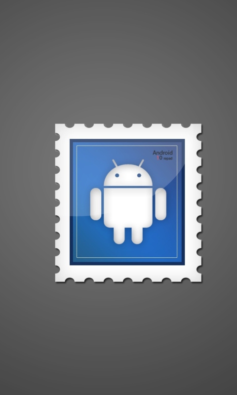 Das Android Postage Stamp Wallpaper 480x800