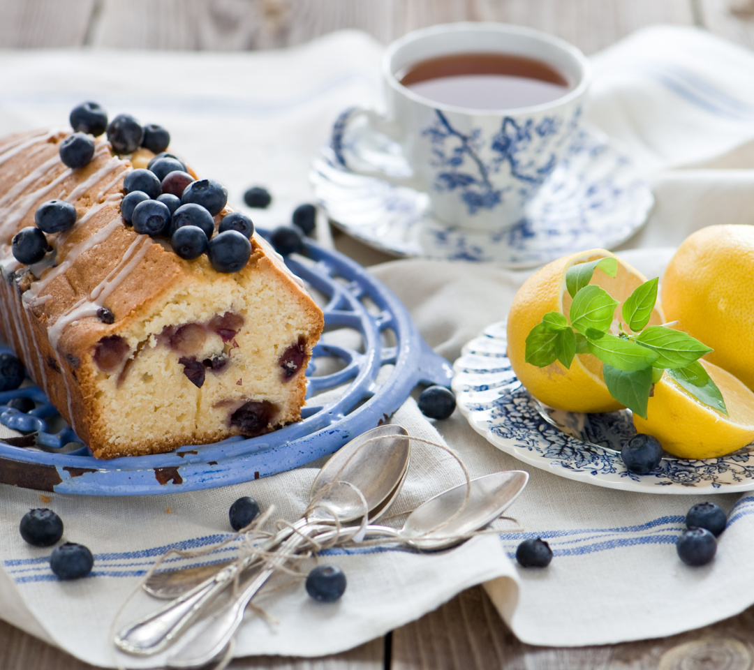 Blueberry Cake wallpaper 1080x960