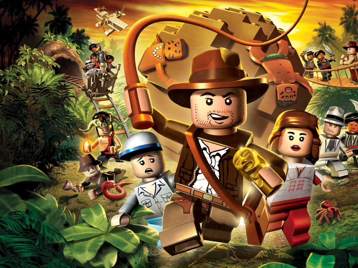 Das Lego Indiana Jones Wallpaper 1152x864