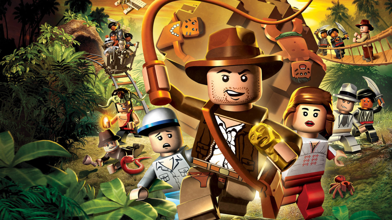 Fondo de pantalla Lego Indiana Jones 1366x768