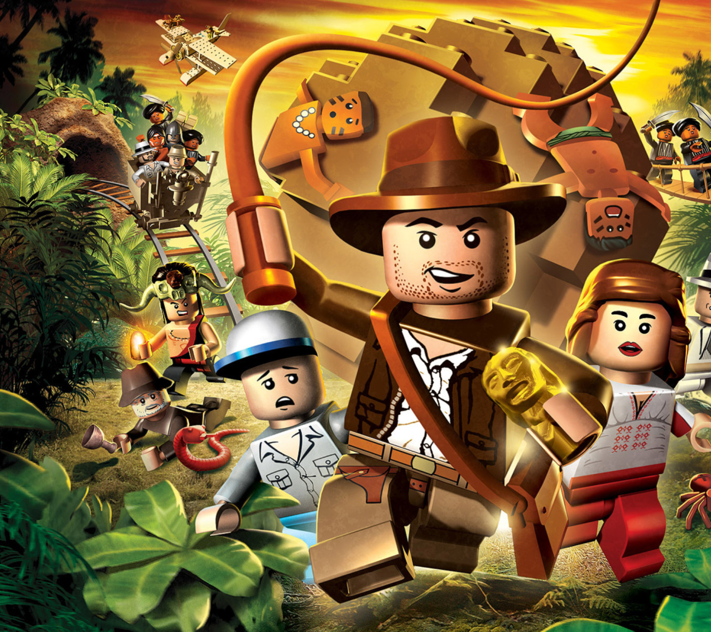 Fondo de pantalla Lego Indiana Jones 1440x1280