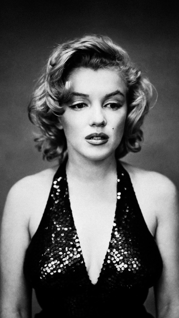 Das Marilyn Monroe Monochrome Wallpaper 360x640