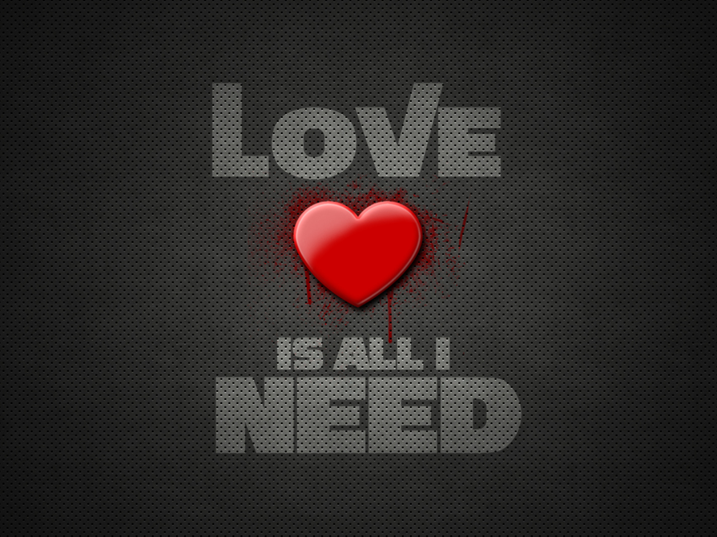 Screenshot №1 pro téma Love Is All I Need 1400x1050