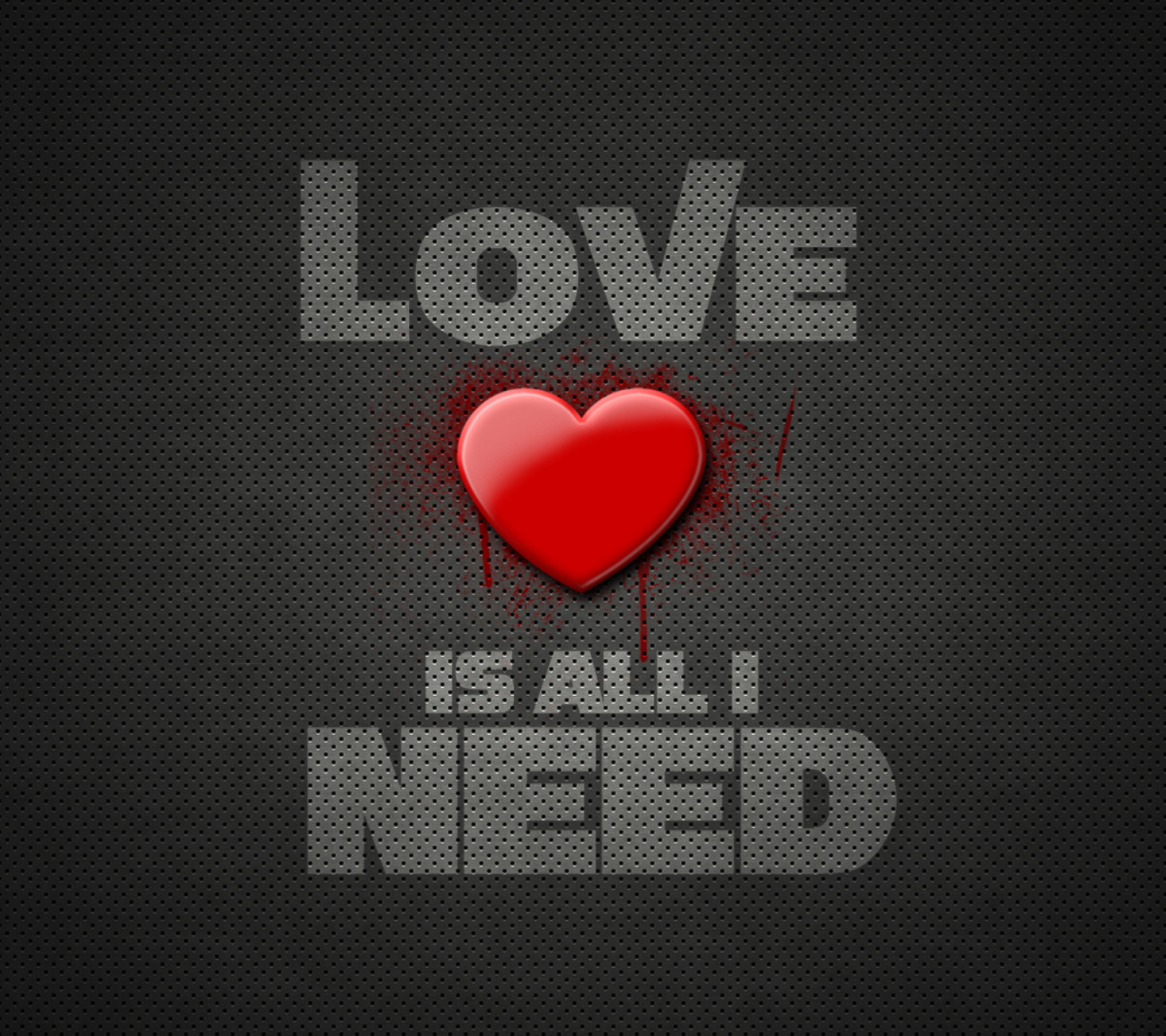 Screenshot №1 pro téma Love Is All I Need 1440x1280