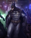 Fondo de pantalla Batman, Arkham City 128x160