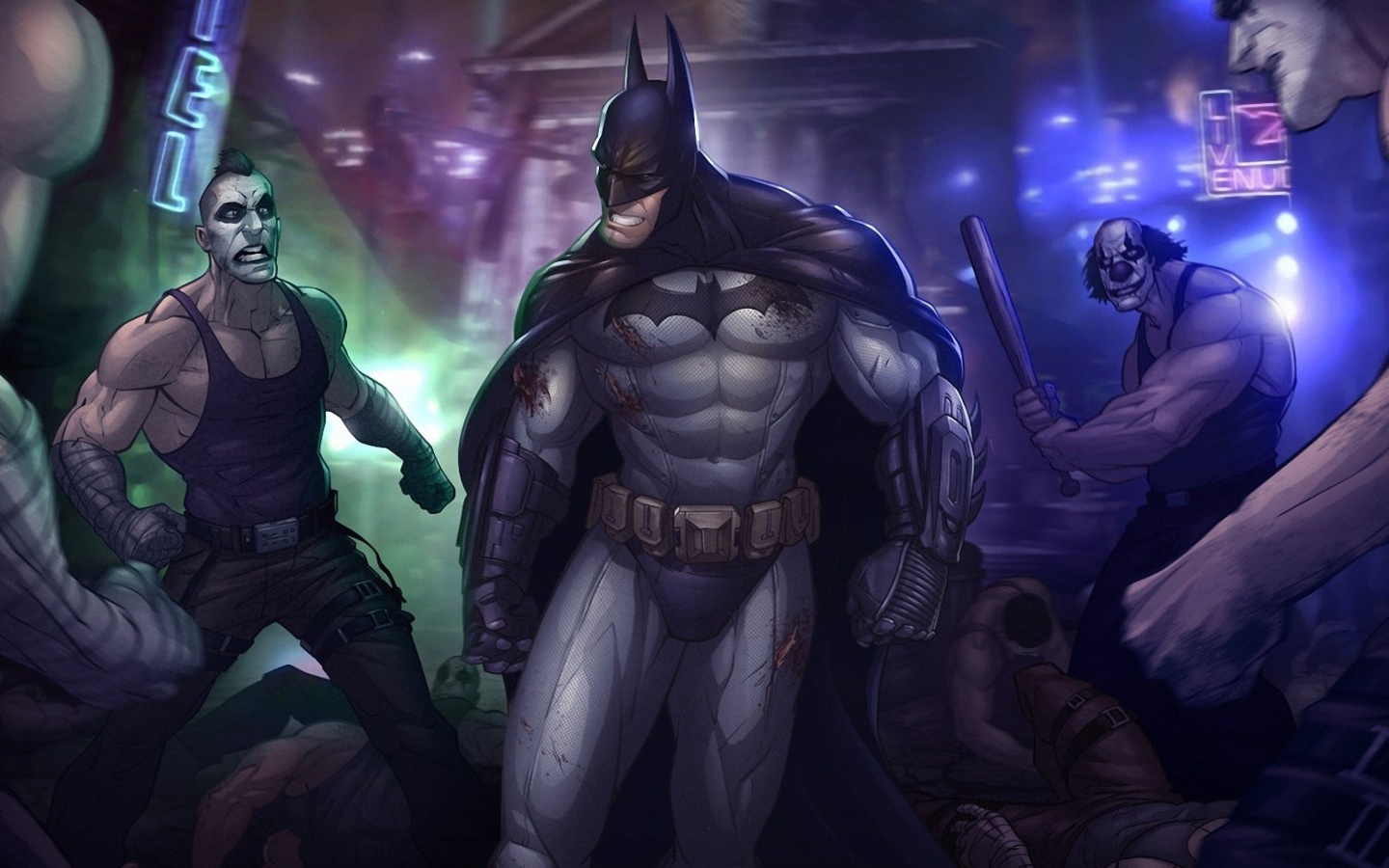 Screenshot №1 pro téma Batman, Arkham City 1440x900