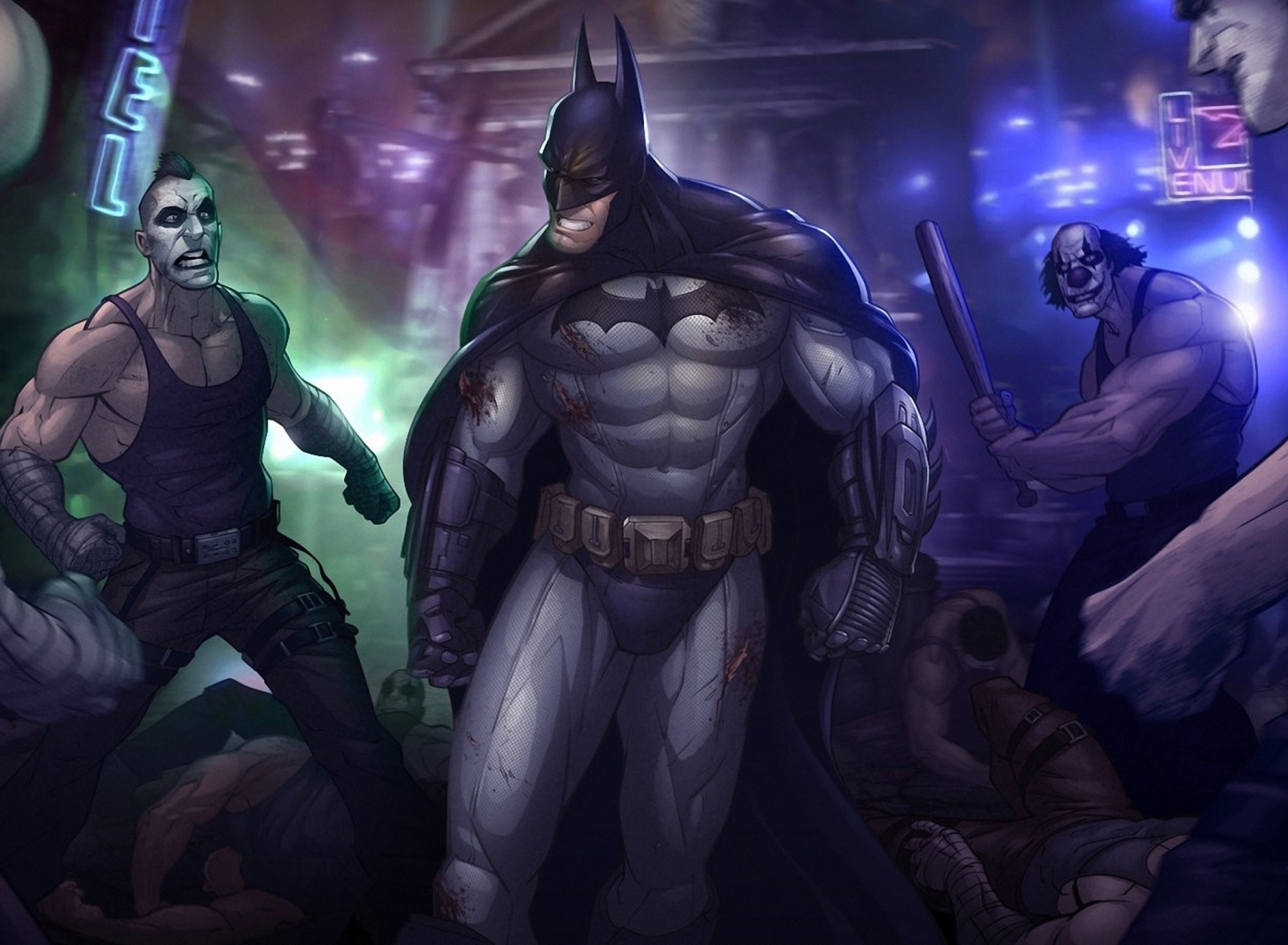Fondo de pantalla Batman, Arkham City 1920x1408