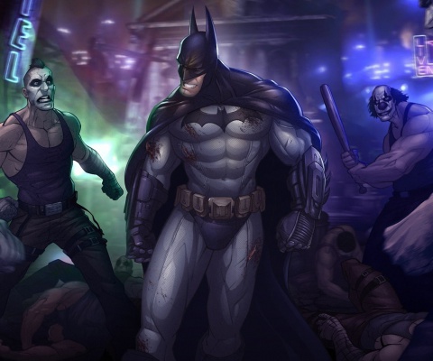 Das Batman, Arkham City Wallpaper 480x400