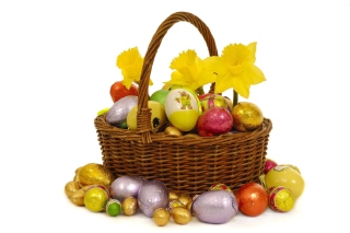 Easter Basket - Obrázkek zdarma pro 1152x864
