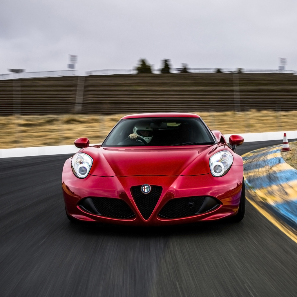 Fondo de pantalla Alfa Romeo 4C 1024x1024