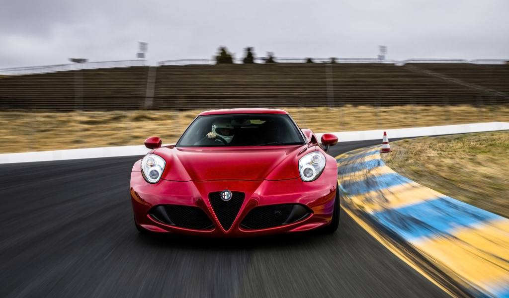 Alfa Romeo 4C wallpaper 1024x600