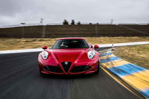 Fondo de pantalla Alfa Romeo 4C 480x320