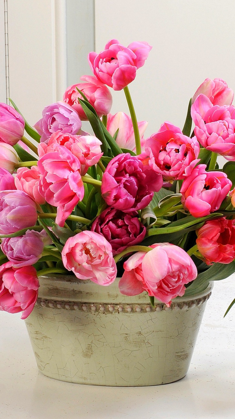 Sfondi Bouquet of Tulips 750x1334