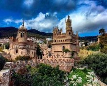 Fondo de pantalla Castillo de Colomares in Spain Benalmadena 220x176