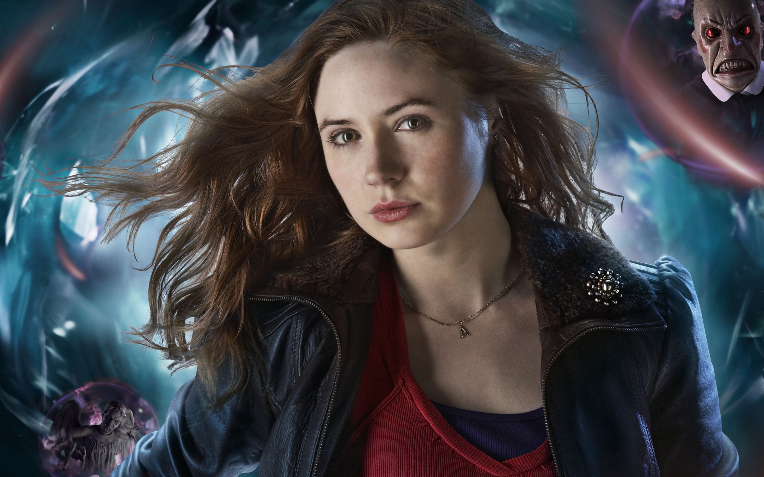 Karen Gillan As Amy Pond wallpaper 2560x1600