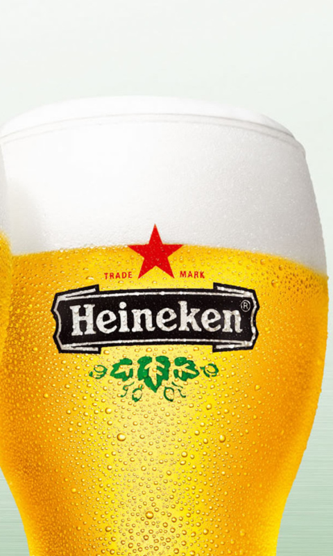 Screenshot №1 pro téma Heineken Beer 480x800