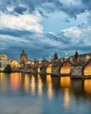 Screenshot №1 pro téma Charles Bridge - Czech Republic 128x160