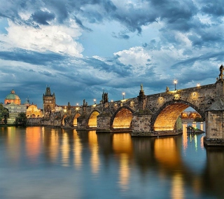 Charles Bridge - Czech Republic papel de parede para celular para iPad 3